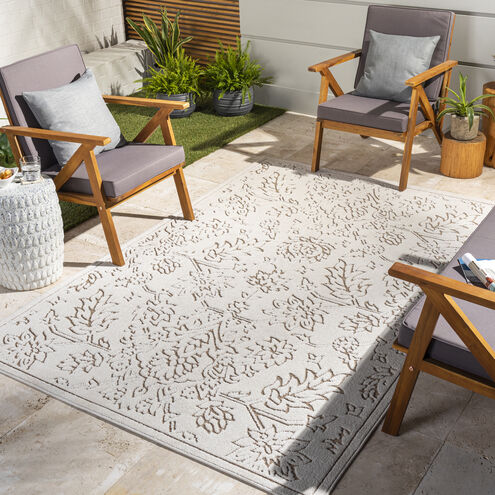 Greenwich 108 X 79 inch Light Grey Outdoor Rug, Rectangle
