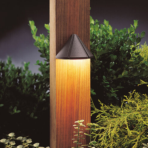 Independence 12 0.86 watt Textured Architectural Bronze Landscape 12V LED Deck in 3000K