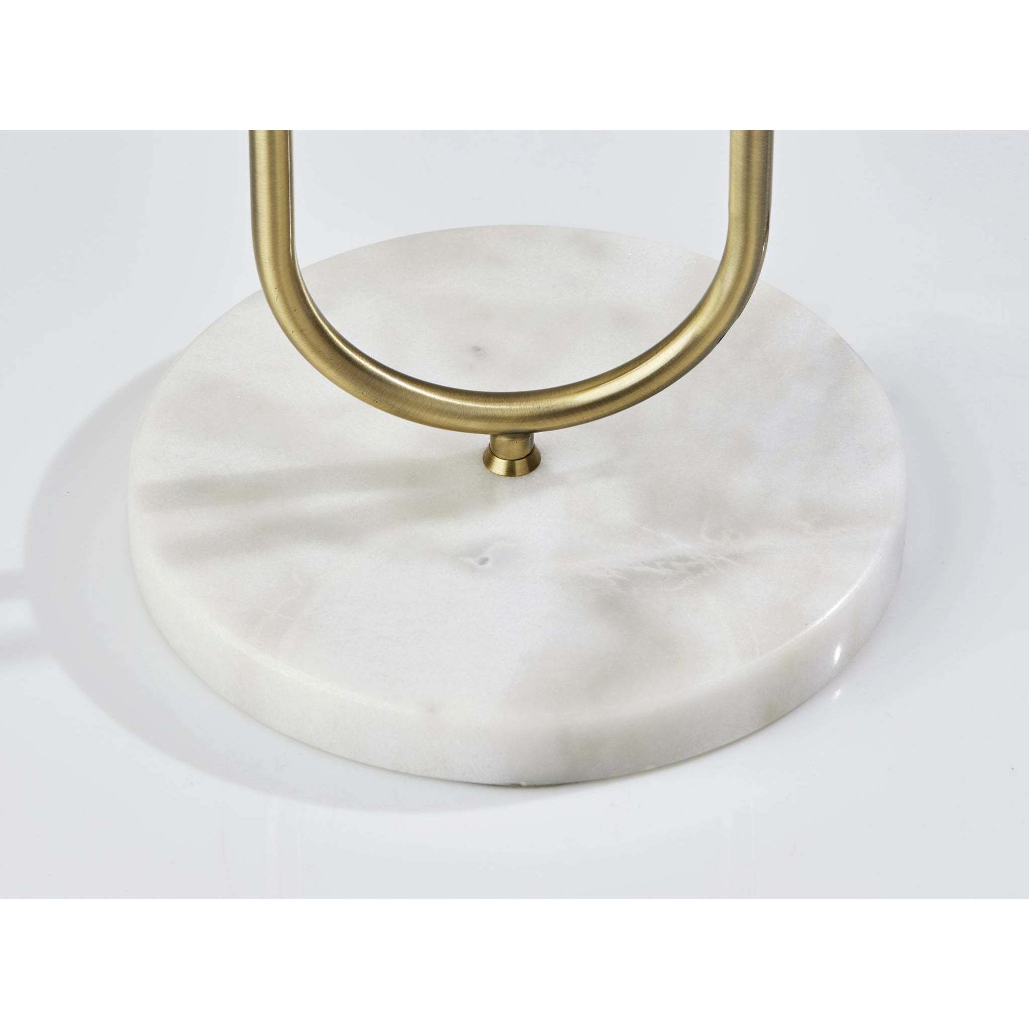 Terra 61.25 inch 40.00 watt Antique Brass Shelf Floor Lamp Portable Light