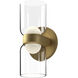 Cedar Wall Sconce Wall Light in Brushed Gold