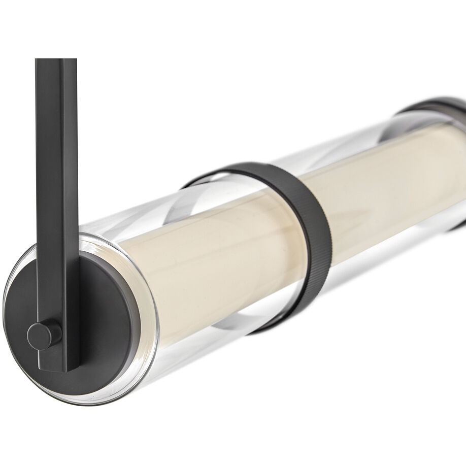 Cy LED 49.5 inch Black Chandelier Ceiling Light