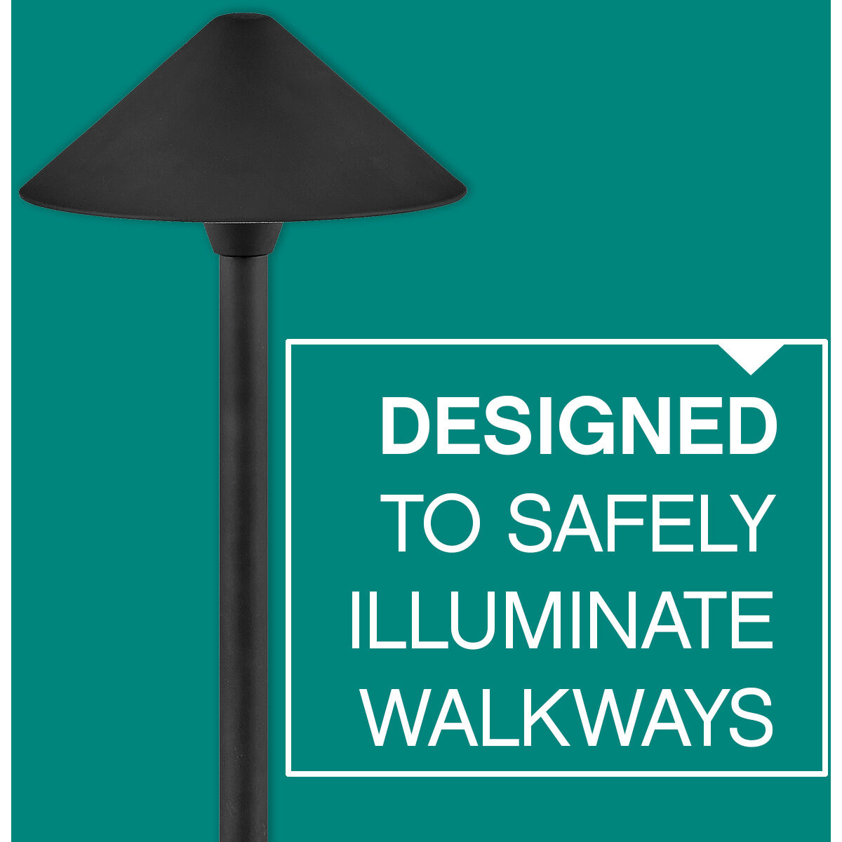 Hardy Island Springfield Classic 12v 1.50 watt Black Landscape Path Light