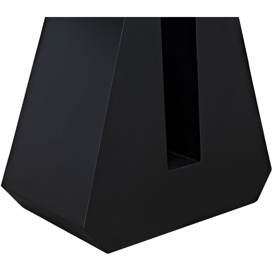 Gaston 30 X 25 inch Matte Black Console/Side Table