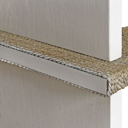 Riverview 54 X 16 inch Checkmate White with Natural and Gray Console Table