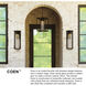 Coastal Elements Coen LED 16 inch Oil Rubbed Bronze Outdoor Wall Mount Lantern
