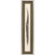 Lady Amhurst Feather / Pheasant Feather Brown and Beige and Black and Neutral Framed Art