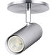 Taylor 1 Light 120 Satin Chrome Track Light Ceiling Light, Fixed Arm