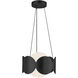 Ciel 1 Light 10.13 inch Black Chandelier Ceiling Light