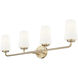 Montford 4 Light 32 inch Modern Gold Bath Vanity Light Wall Light