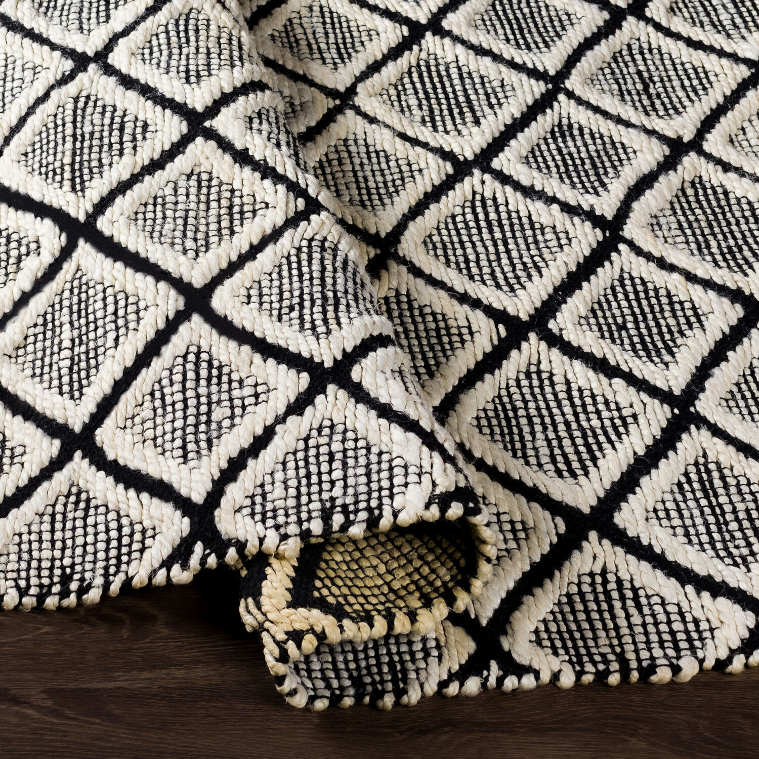 Santa Barbara 144 X 106 inch Black Rug in 9 X 12, Rectangle