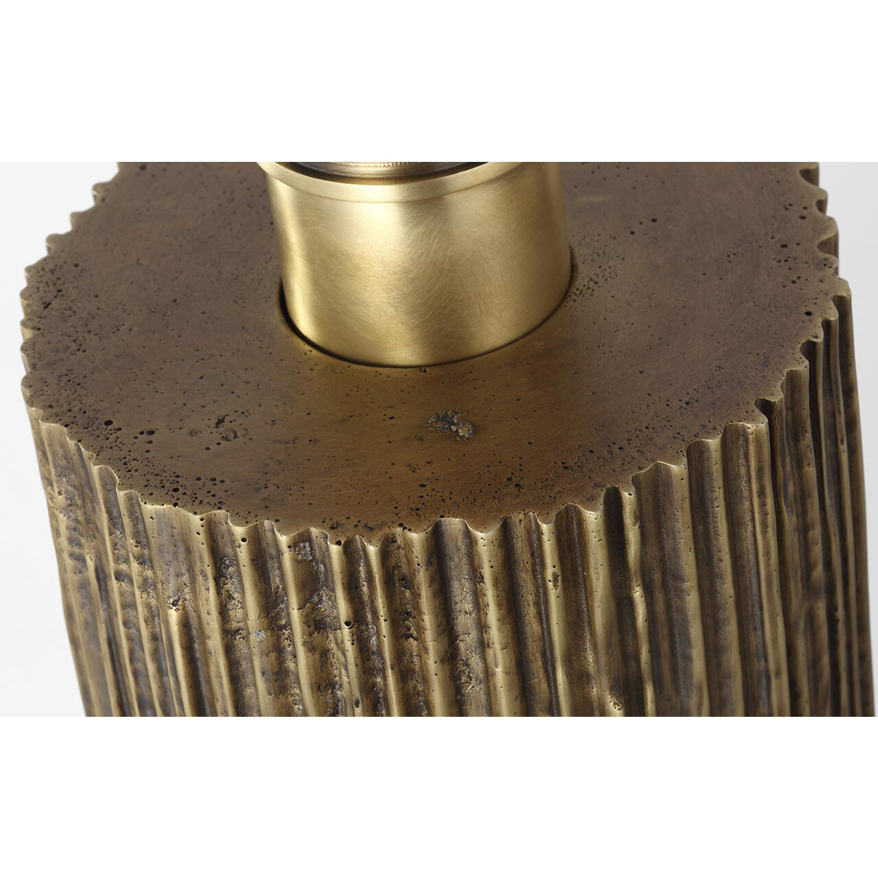 Anne-Marie Barton Fumar 23.5 inch 15.00 watt Ridged Tombac Table Lamp Portable Light