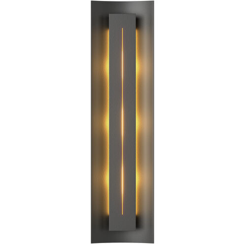 Gallery 3 Light 7.1 inch Black ADA Sconce Wall Light in Ivory Art