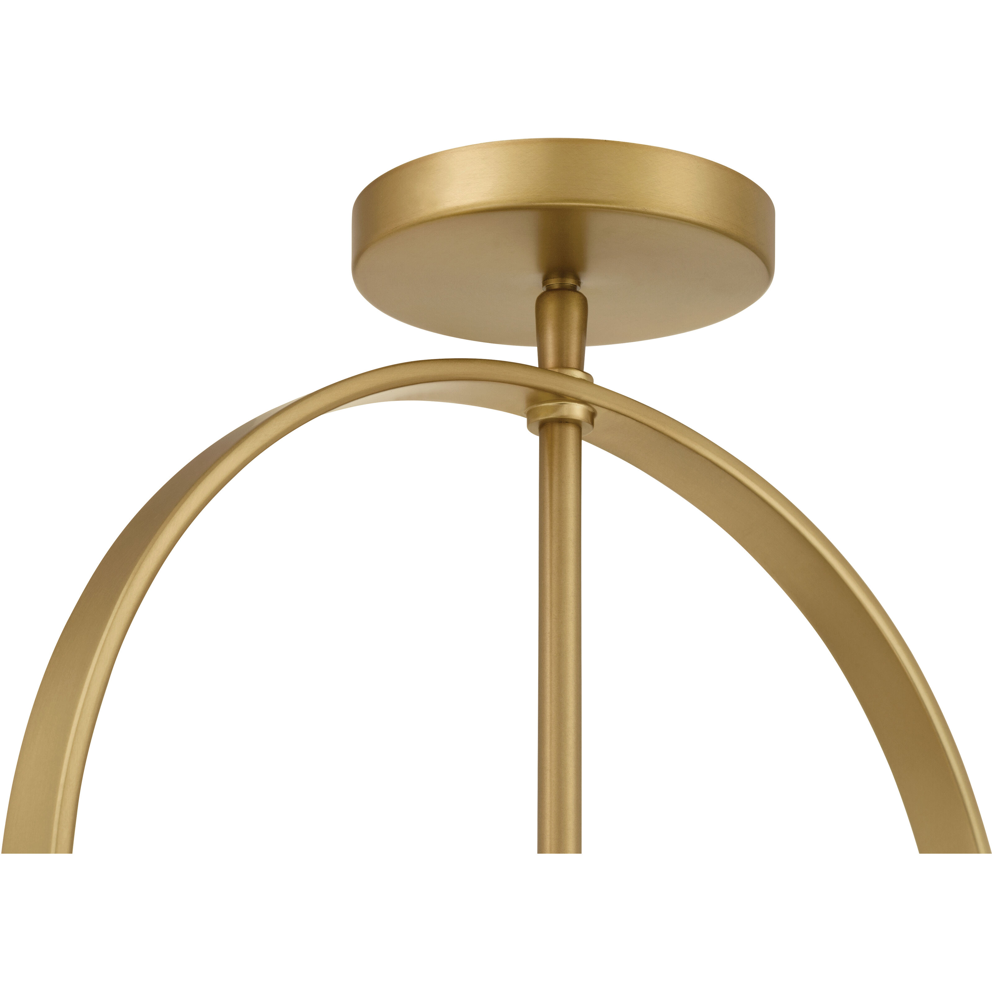 Ravik 1 Light 15.5 inch Legacy Brass Convertible Pendant/Semi-Flush Mount Ceiling Light