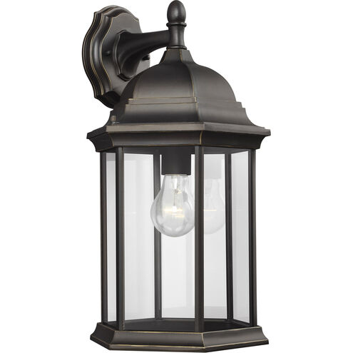 Sevier 1 Light 18.75 inch Antique Bronze Outdoor Wall Lantern, Large