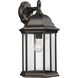 Sevier 1 Light 18.75 inch Antique Bronze Outdoor Wall Lantern, Large