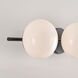 ED Ellen DeGeneres Lune 3 Light 27.38 inch Aged Iron Vanity Light Wall Light