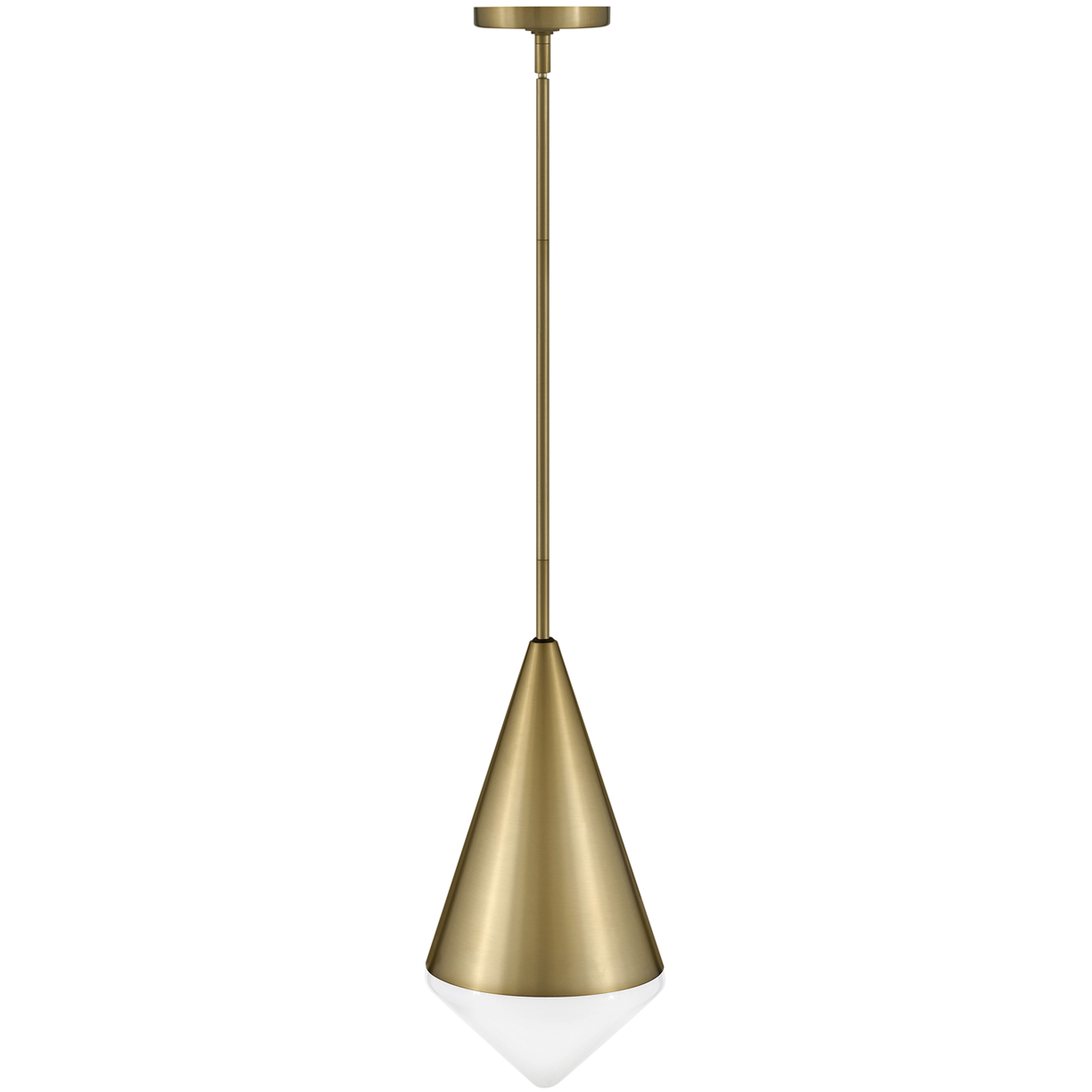 Betty LED 9.5 inch Lacquered Brass Pendant Ceiling Light