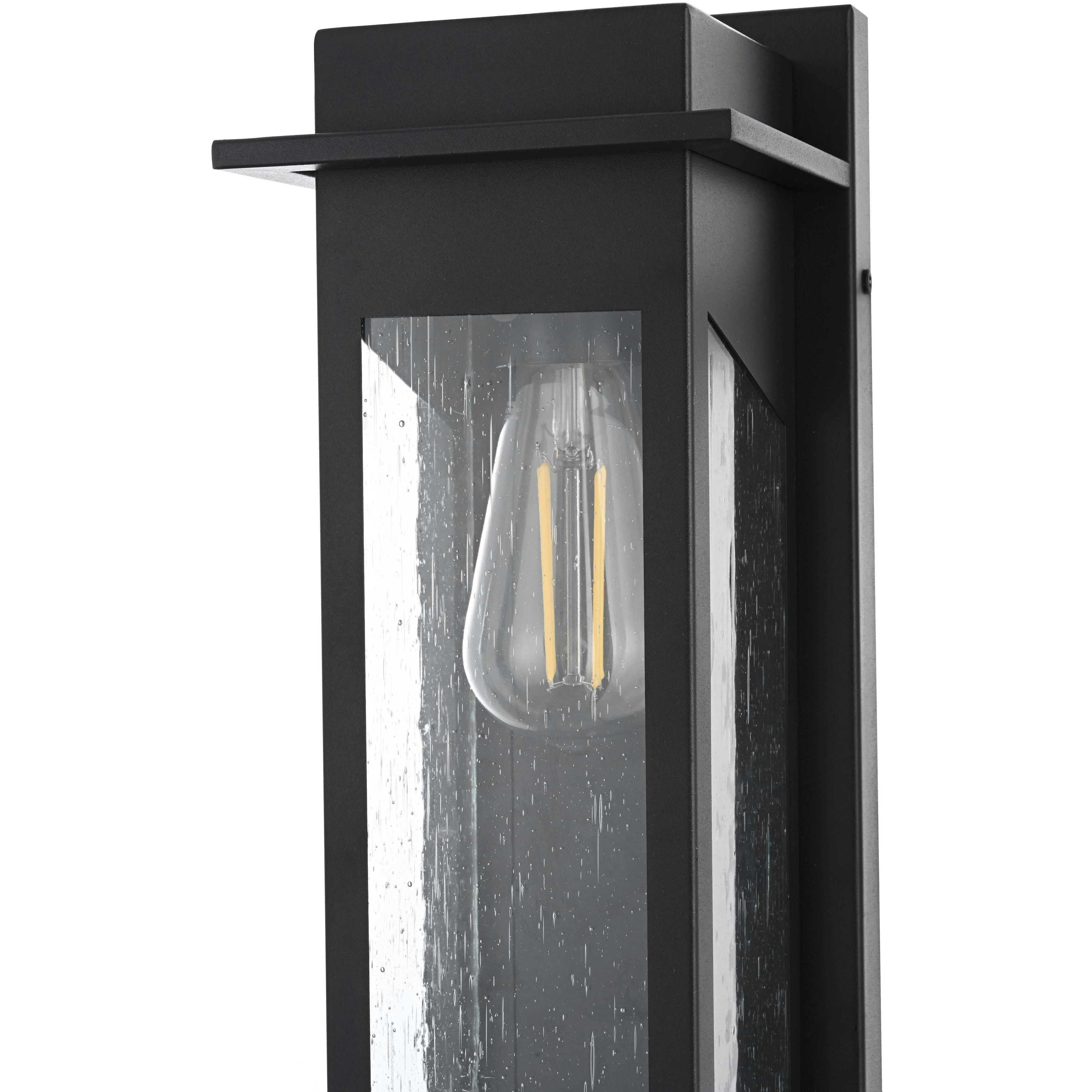 Dunton 1 Light 15 inch Black Outdoor Wall Sconce