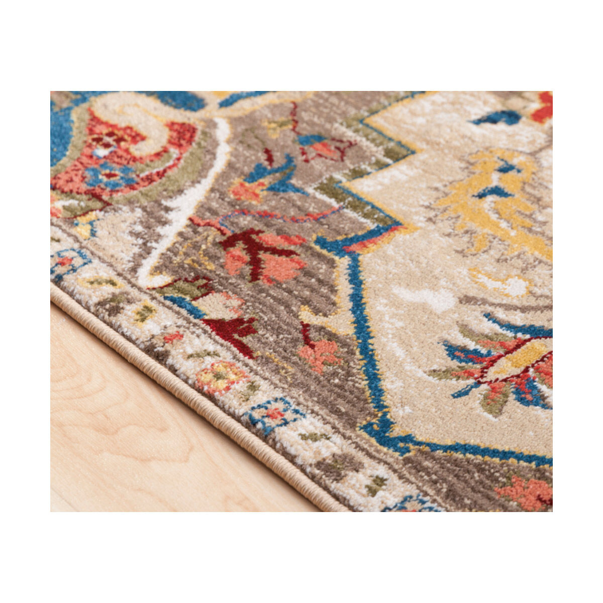 Hannibal 94 X 30 inch Navy/White/Khaki/Camel/Burnt Orange/Dark Red/Olive Rugs, Runner