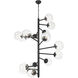 Millikan 15 Light 38.75 inch Coal Black Pendant Ceiling Light