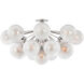 AERIN Cristol LED 43.25 inch Polished Nickel Flush Mount Ceiling Light