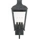 Dumont 3 Light 23.5 inch Graphite Outdoor Sconce