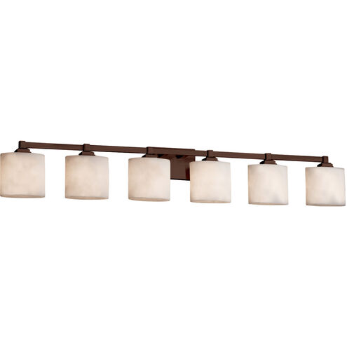 Clouds LED 49 inch Polished Chrome Vanity Light Wall Light in 4200 Lm LED, Cylinder with Flat Rim