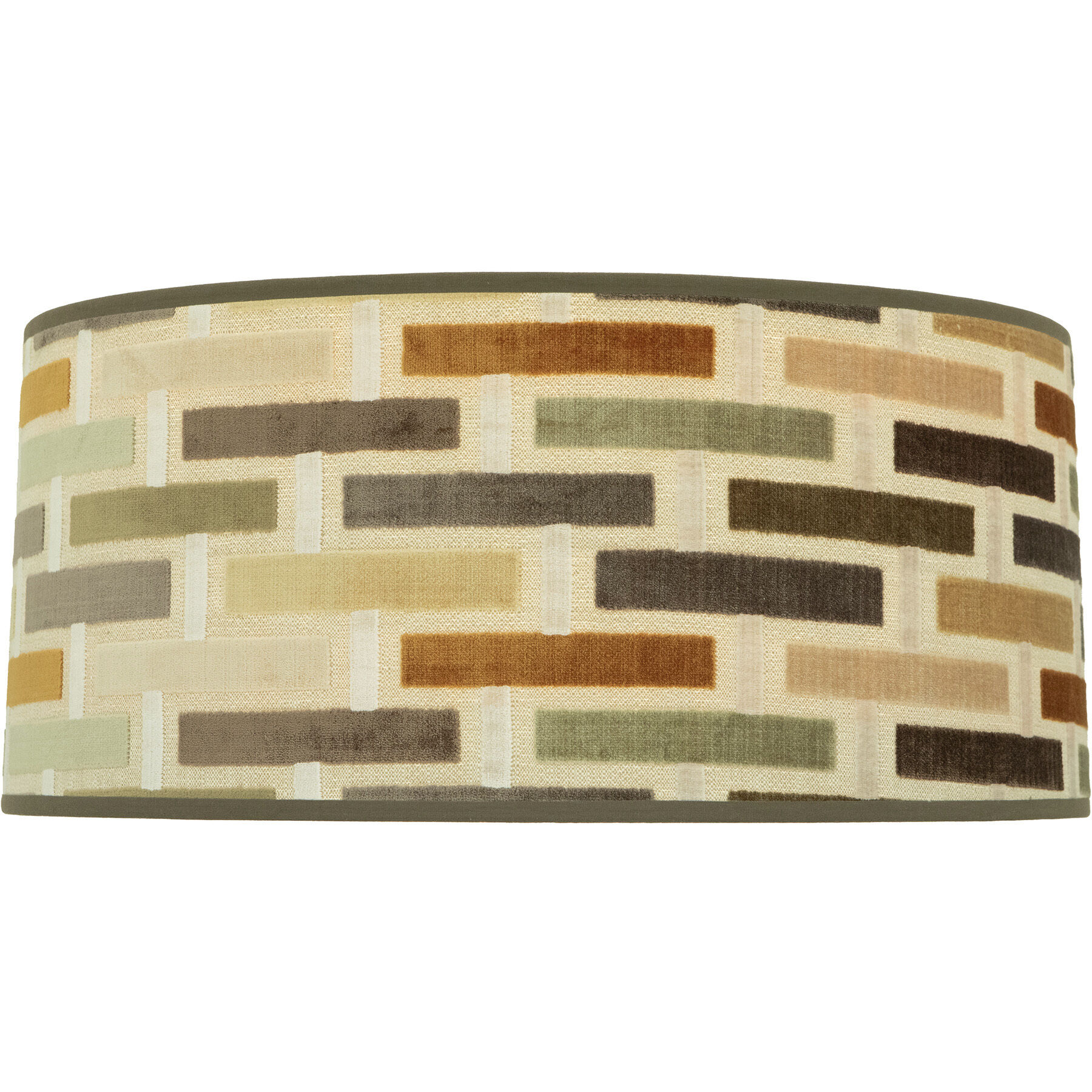 Abbey Rose Aragon Greystone with Ceniza Trim 18 inch Lamp Shade