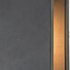 Pierre LED 19 inch Textured Matte Black Outdoor Wall Sconce