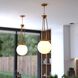 Kent 1 Light 11.75 inch Muted Brass Pendant Ceiling Light