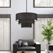 Bainbridge 5 Light 28 inch Black Pendant Chandelier Ceiling Light, Medium