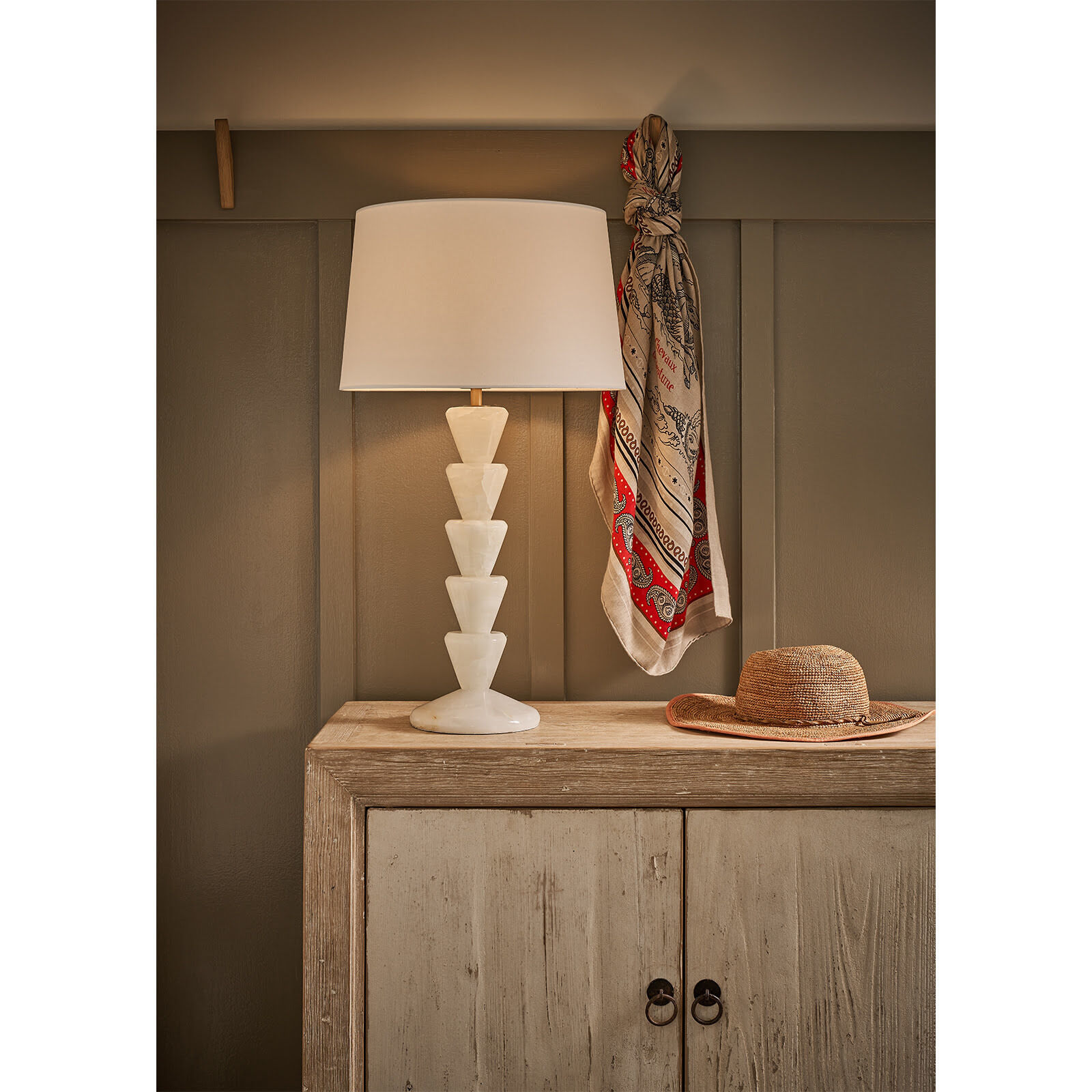 Patricia 29 inch 150.00 watt Natural Stone Table Lamp Portable Light