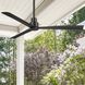 Simple 52 inch Coal Outdoor Ceiling Fan