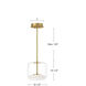 Enkel Pendant Ceiling Light in Brushed Nickel, Smoked Glass