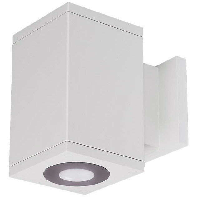 Cube Arch LED 4.5 inch White Sconce Wall Light in Narrow, 85, 4000K, Straight Up/Down