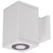 Cube Arch LED 4.5 inch White Sconce Wall Light in Narrow, 85, 4000K, Straight Up/Down