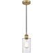 Edison Clymer 1 Light 4 inch Brushed Brass Mini Pendant Ceiling Light