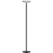 Modern 72 inch 30.00 watt Sandy Black Decorative Floor Lamp Portable Light in Satin Black, Decorative