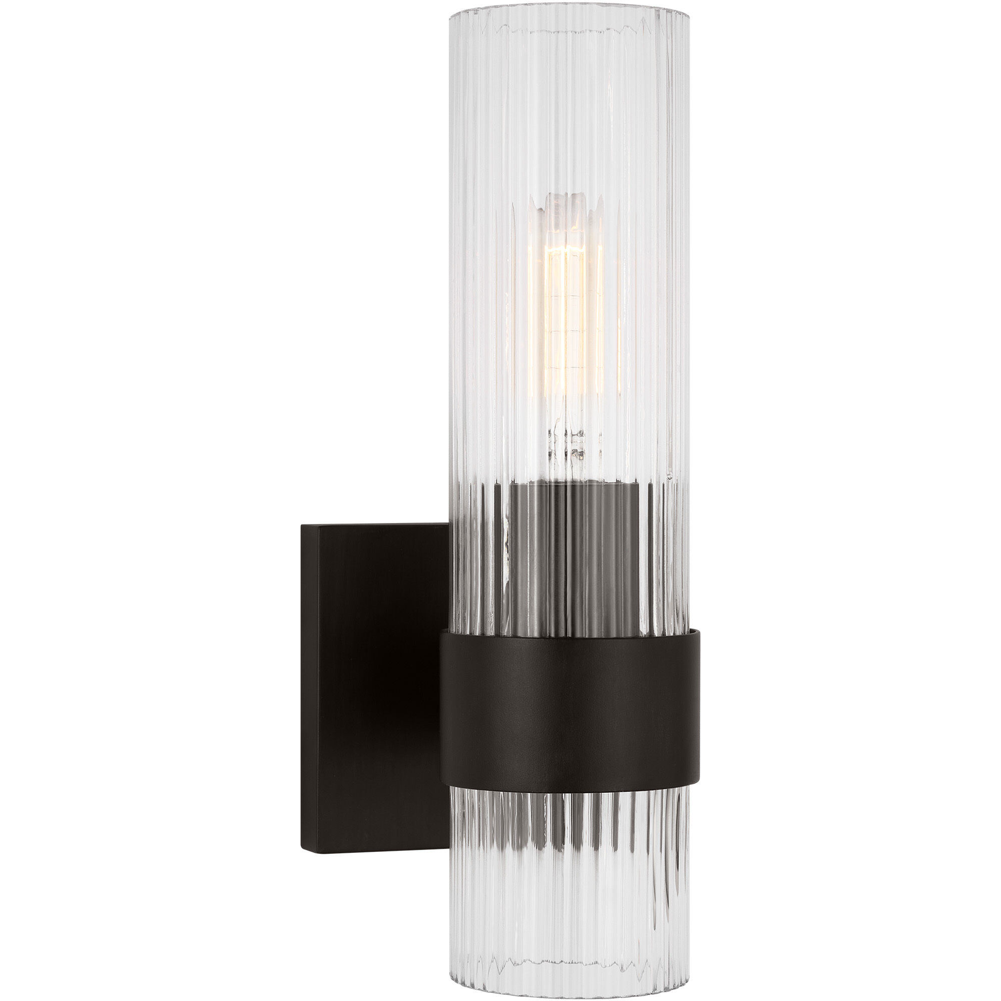 C&M by Chapman & Myers Geneva 1 Light 4.5 inch Aged Iron Bath Vanity Wall Sconce Wall Light