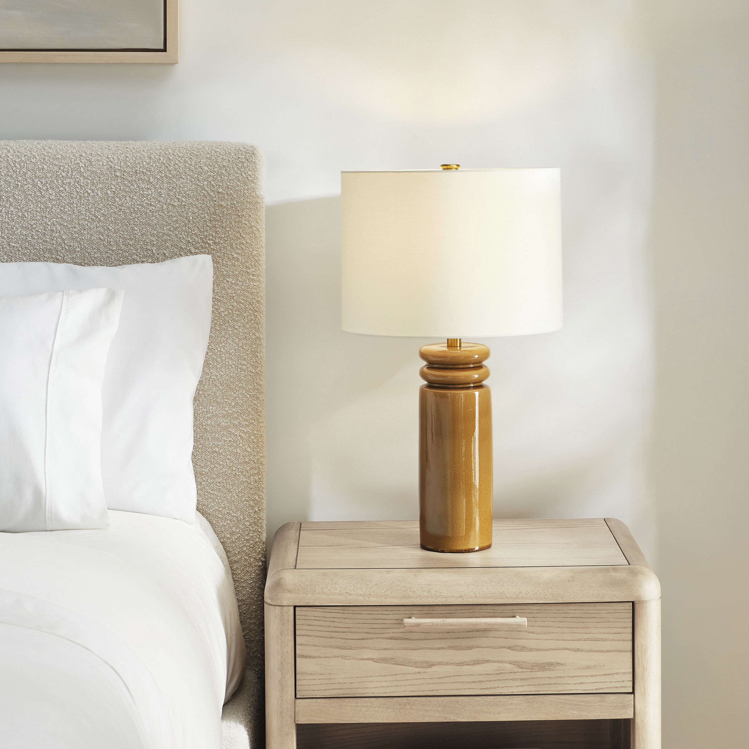 ED Ellen DeGeneres Feikudo 25.88 inch 60 watt Cracked Honey Table Lamp Portable Light