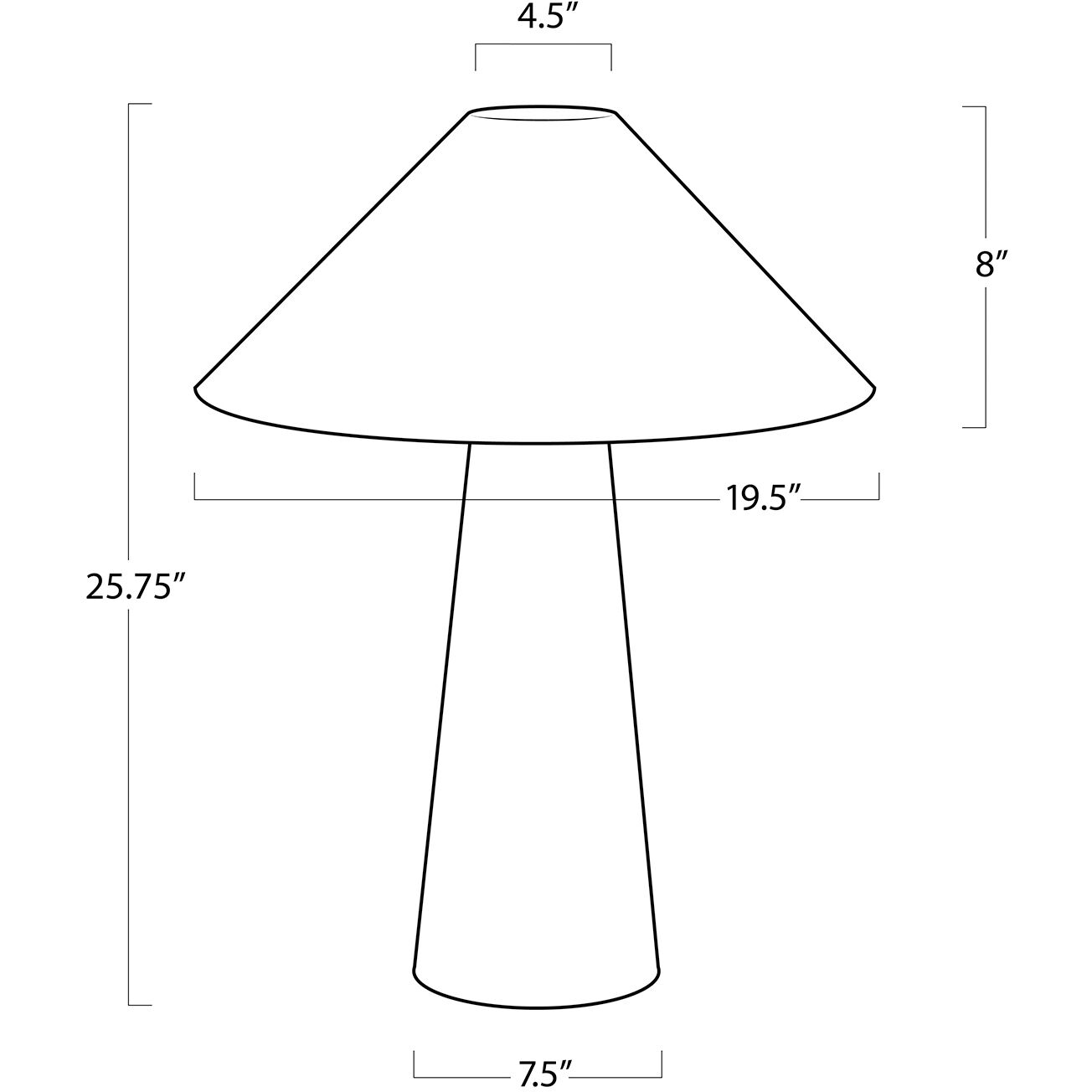 Koda 25.75 inch 100 watt White Table Lamp Portable Light
