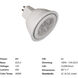 MR16 Lamp LED LED GY5.3 8.00 watt 12 3000K Lamp in White, WAC Limited