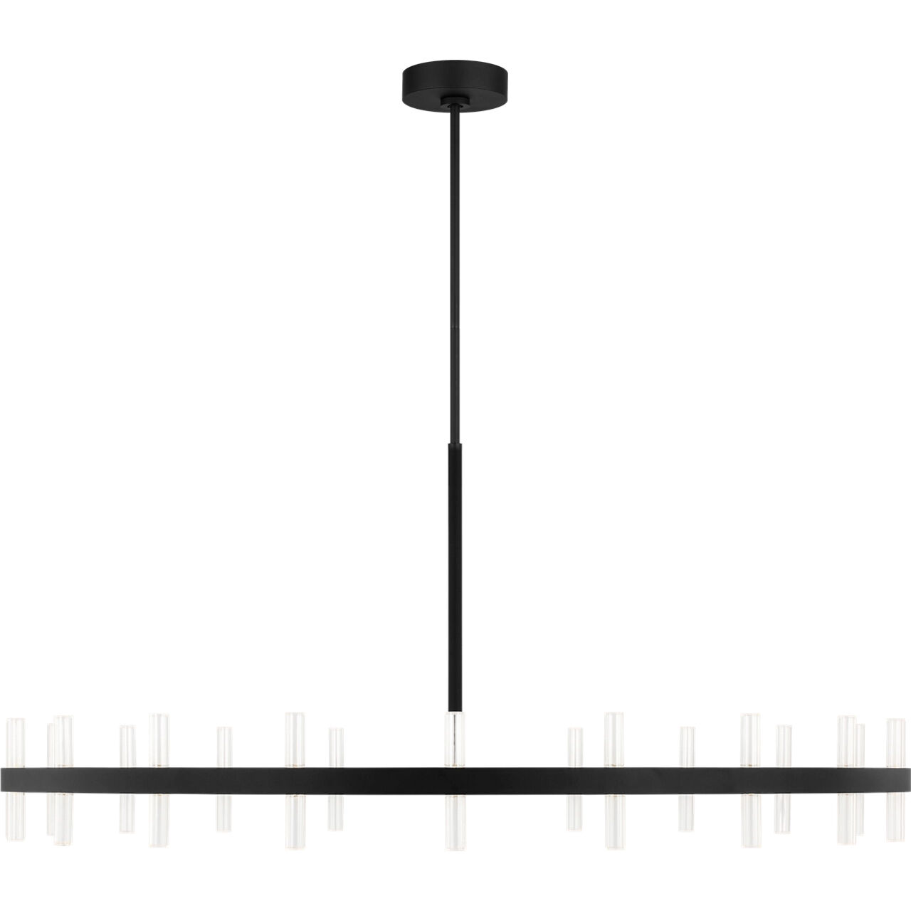 Sean Lavin Silas 48 inch Midnight Black Chandelier Ceiling Light