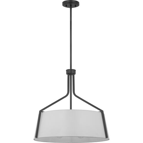 Livingston 4 Light 22 inch Matte Black Pendant Ceiling Light