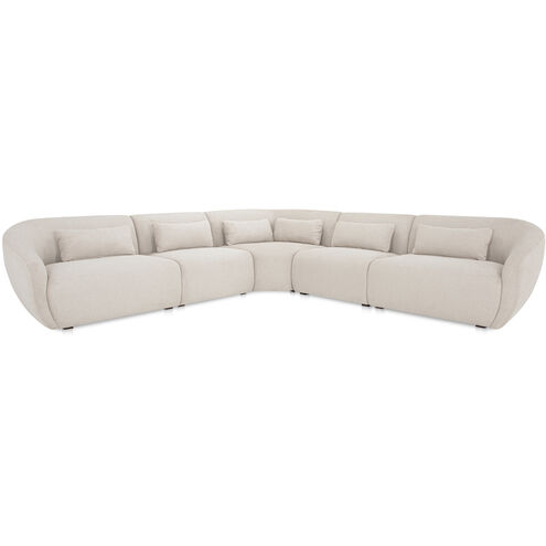 Amelia White Modular Left Sectional, Classic L-Shaped