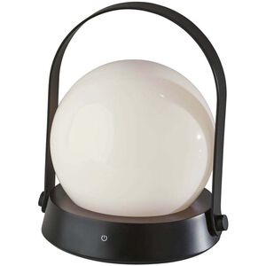 Millie 8 X 7 inch Black Color Changing Table Lantern, Simplee Adesso