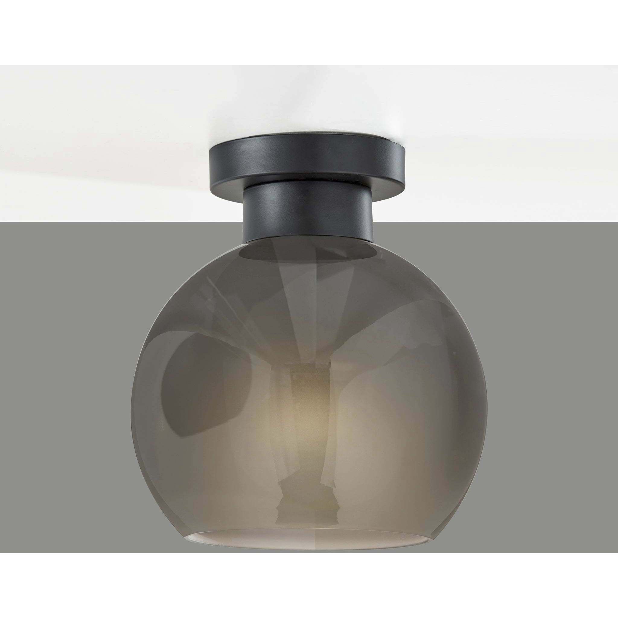 Atticus 9 inch Black Flush Mount Ceiling Light