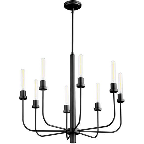 Sheridan 8 Light 29 inch Matte Black Chandelier Ceiling Light