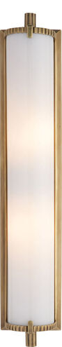 Visual Comfort Thomas O'Brien Calliope 2 Light 4 inch Hand-Rubbed Antique Brass Bath Wall Light TOB2185HAB-WG - Open Box