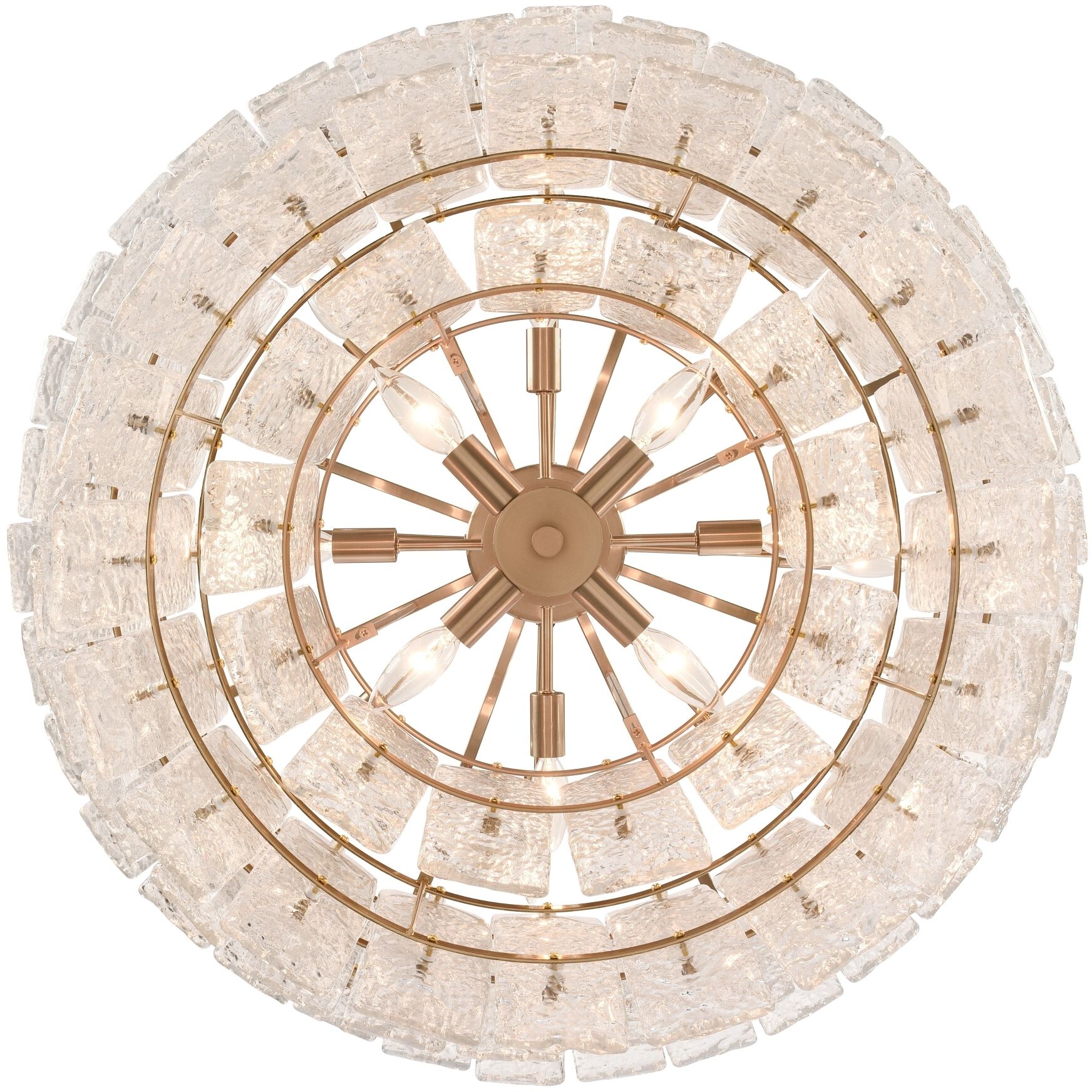 Sophie 16 Light 35.5 inch Lacquered Gold Pendant Ceiling Light
